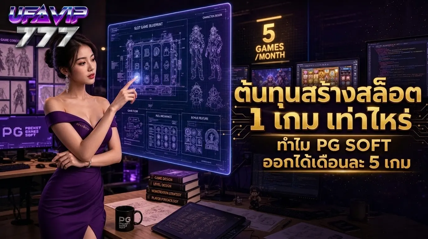 ต้นทุนสร้างสล็อต 1 เกม เท่าไหร่ ทำไม PG SOFT ออกได้เดือนละ 5 เกม