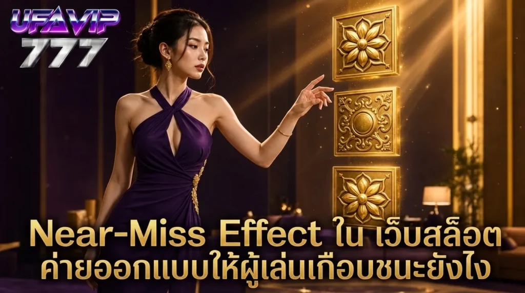 เจาะ Near-Miss Effect ในเว็บสล็อต ทำไมผู้เล่นเกือบชนะบ่อย