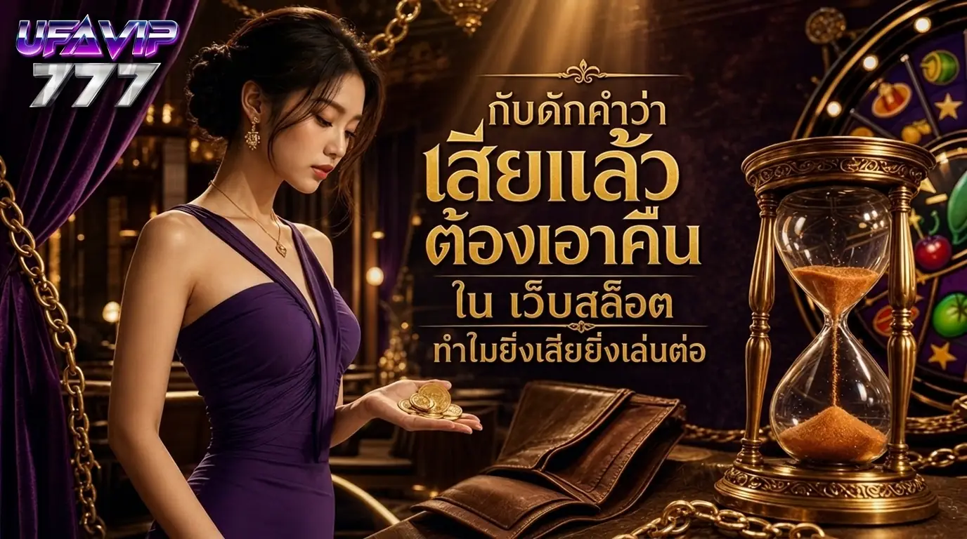 กับดักคำว่า เสียแล้วต้องเอาคืน ใน เว็บสล็อต ทำไมยิ่งเสียยิ่งเล่นต่อ