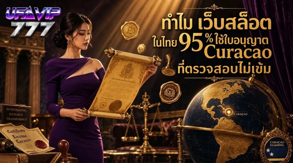 UFAVIP777 สล็อตเว็บตรง เจาะใบอนุญาต Curacao ที่ 95% ใช้กัน