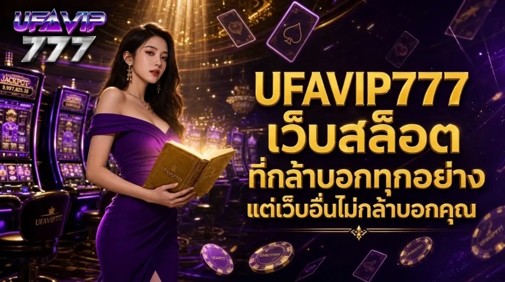 UFAVIP777 เว็บสล็อต ที่กล้าบอกความจริงทุกอย่างเรื่องสล็อตออนไลน์