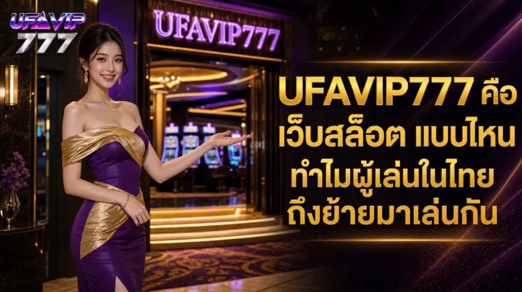 UFAVIP777 เว็บสล็อต แบบไหน ทำไมคนไทยย้ายมาเล่นกันเยอะ